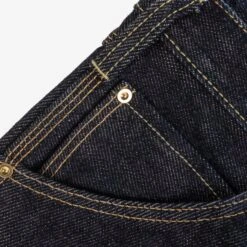21oz Selvedge Denim Double Knee Engineer Pants - Indigo -Denim Clothing-Iron Heart International ih 822 ind 5