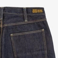 21oz Selvedge Denim Double Knee Engineer Pants - Indigo -Denim Clothing-Iron Heart International ih 822 ind 9