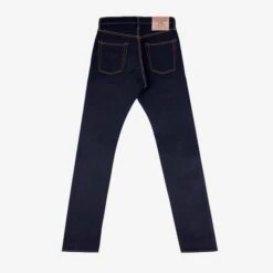 25oz Selvedge Denim Medium/High Rise Tapered Cut Jeans - Indigo/Black -Denim Clothing-Iron Heart International ih 888 xhsib 2