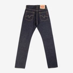 14oz Selvedge Denim Medium/High Rise Tapered Cut Jeans - Indigo 18 14oz Selvedge Denim Medium/High Rise Tapered Cut Jeans - Indigo -Denim Clothing-Iron Heart International ih 888s 142 3