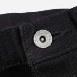 14oz Selvedge Denim Medium/High Rise Tapered Cut Jeans - Black/Black 23 14oz Selvedge Denim Medium/High Rise Tapered Cut Jeans - Black/Black -Denim Clothing-Iron Heart International ih 888s 142bb 6