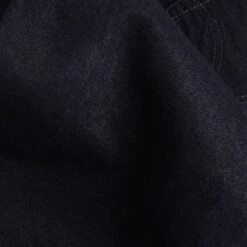 14oz Selvedge Denim Medium/High Rise Tapered Cut Jeans - Indigo Overdyed Black -Denim Clothing-Iron Heart International ih 888s 142od 14