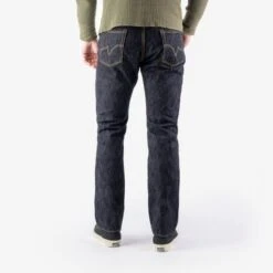 16oz Slubby Selvedge Denim Relaxed Tapered Cut Jeans - Indigo 17 16oz Slubby Selvedge Denim Relaxed Tapered Cut Jeans - Indigo -Denim Clothing-Iron Heart International ih 888s slb 1