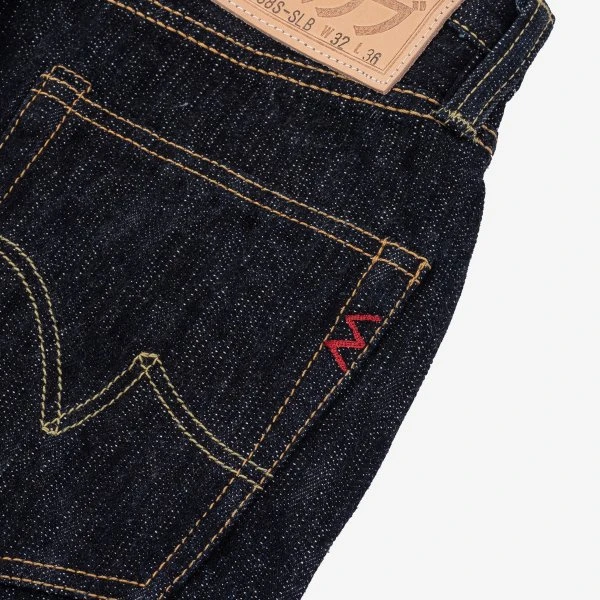 16oz Slubby Selvedge Denim Relaxed Tapered Cut Jeans - Indigo 10 16oz Slubby Selvedge Denim Relaxed Tapered Cut Jeans - Indigo - Image 8