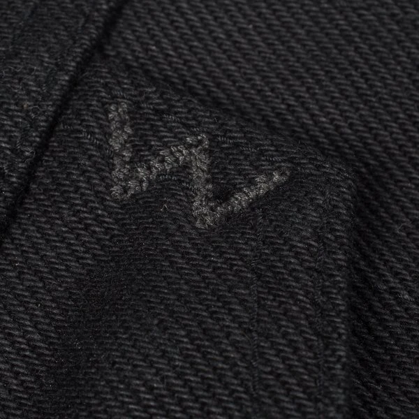 21oz Non-Fade Denim Type III Vest - Superblack 10 21oz Non-Fade Denim Type III Vest - Superblack - Image 8