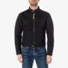 21oz Denim Rider's Jacket - Superblack Non-Fade 2 21oz Denim Rider's Jacket - Superblack Non-Fade -Denim Clothing-Iron Heart International ih 9527j