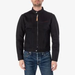21oz Denim Rider's Jacket - Superblack Non-Fade