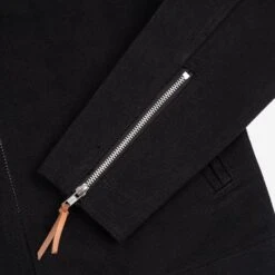 21oz Denim Rider's Jacket - Superblack Non-Fade -Denim Clothing-Iron Heart International ih 9527j 5