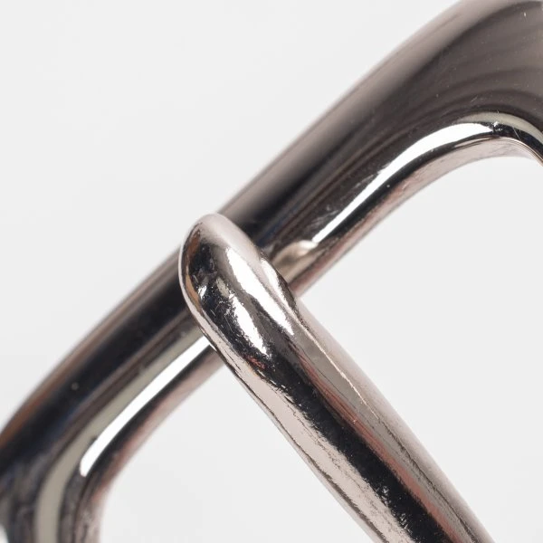 Heavy Duty "Tochigi" Leather Belt With Nickel Plated Garrison Buckle - Black 8 Heavy Duty "Tochigi" Leather Belt With Nickel Plated Garrison Buckle - Black - Image 6