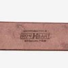Heavy Duty "Tochigi" Leather Belt - Brown -Denim Clothing-Iron Heart International ihb 10 BRN