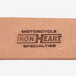 Heavy Duty "Tochigi" Leather Belt With Brass Garrison Buckle - Natural -Denim Clothing-Iron Heart International ihb 11 nat 4