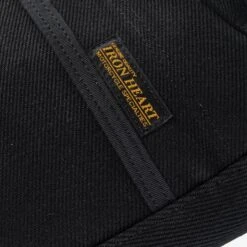 21oz Denim Small Shoulder Bag - Black -Denim Clothing-Iron Heart International ihe 19 blk 4