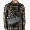 12oz Hickory Stripe Small Shoulder Bag - Indigo -Denim Clothing-Iron Heart International ihe 19 hic