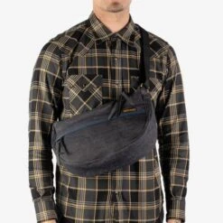 21oz Selvedge Denim Small Shoulder Bag - Indigo
