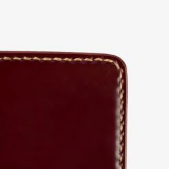 Small Shell Cordovan Wallet - Oxblood -Denim Clothing-Iron Heart International ihg 01 oxb 4