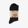 Iron Heart Engineer Socks - Black 2 Iron Heart Engineer Socks - Black -Denim Clothing-Iron Heart International ihg 029 blk