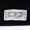 100% Cotton Ribbed Beanie - Black 1 100% Cotton Ribbed Beanie - Black -Denim Clothing-Iron Heart International ihg 081 blk