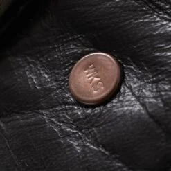 Japanese Horsehide Modified Type III Jacket - Black (Tea-Core Dyed) -Denim Clothing-Iron Heart International ihj 64 blk 11