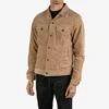 Corduroy Modified Type III Jacket - Khaki -Denim Clothing-Iron Heart International ihj 69 kha