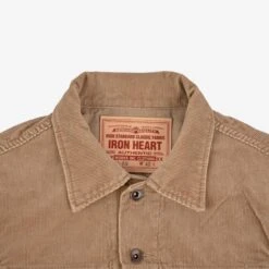 Corduroy Modified Type III Jacket - Khaki -Denim Clothing-Iron Heart International ihj 69 kha 5