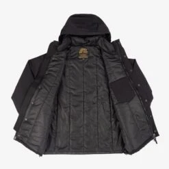 PrimaLoft® X EVent® Mountain Parka - Black 25 PrimaLoft® X EVent® Mountain Parka - Black -Denim Clothing-Iron Heart International ihj 75 blk 3