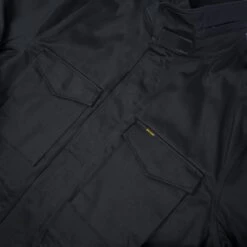Sateen M65 Field Jacket - Black -Denim Clothing-Iron Heart International ihm 27 blk 7