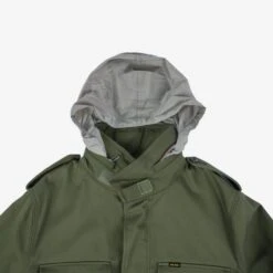 Sateen M65 Field Jacket - Olive -Denim Clothing-Iron Heart International ihm 27 olv 14