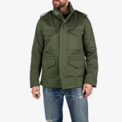 Sateen M65 Field Jacket - Olive