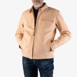 Iron Heart X Simmons Bilt Horsehide Jacket - The Bareback - Natural
