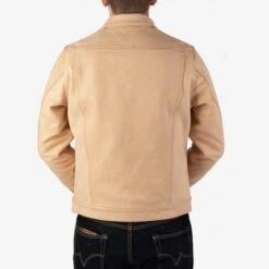 Iron Heart X Simmons Bilt Horsehide Type III Jacket - The Extractor - Natural -Denim Clothing-Iron Heart International ihsb ext nat 2