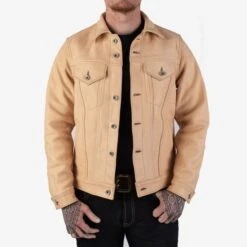 Iron Heart X Simmons Bilt Horsehide Type III Jacket - The Extractor - Natural