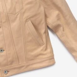 Iron Heart X Simmons Bilt Horsehide Type III Jacket - The Extractor - Natural -Denim Clothing-Iron Heart International ihsb ext nat 6