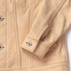 Iron Heart X Simmons Bilt Horsehide Type III Jacket - The Extractor - Natural -Denim Clothing-Iron Heart International ihsb ext nat 7