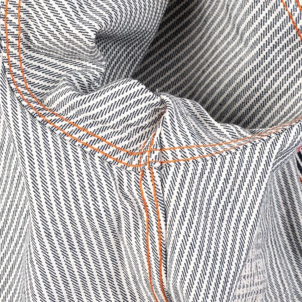 12oz Hickory Stripe Western Shirt - Indigo 14 12oz Hickory Stripe Western Shirt - Indigo - Image 12