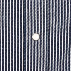 12oz Hickory Stripe Western Shirt - Indigo 21 12oz Hickory Stripe Western Shirt - Indigo -Denim Clothing-Iron Heart International ihsh 07 ind 7