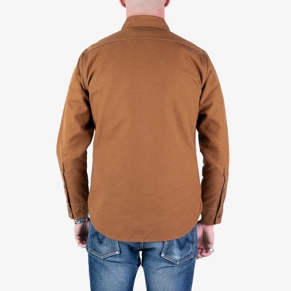 17oz Duck CPO Work Shirt - "The UnTucked" - Brown 4 17oz Duck CPO Work Shirt - "The UnTucked" - Brown - Image 2
