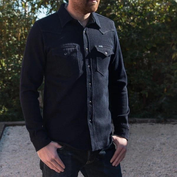 Kersey Western Shirt - Indigo 5 Kersey Western Shirt - Indigo - Image 3