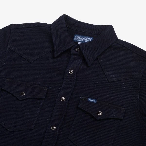 Kersey Western Shirt - Indigo 6 Kersey Western Shirt - Indigo - Image 4