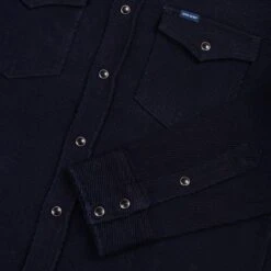 Kersey Western Shirt - Indigo 18 Kersey Western Shirt - Indigo -Denim Clothing-Iron Heart International ihsh 208 ind 5