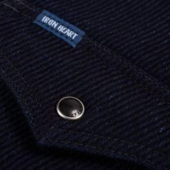 Kersey Western Shirt - Indigo 19 Kersey Western Shirt - Indigo -Denim Clothing-Iron Heart International ihsh 208 ind 6