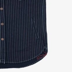 12oz Wabash CPO Shirt - Indigo -Denim Clothing-Iron Heart International ihsh 227 ind 11