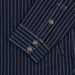 12oz Wabash CPO Shirt - Indigo -Denim Clothing-Iron Heart International ihsh 227 ind 9