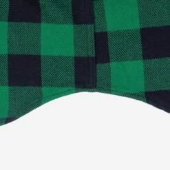 Ultra Heavy Flannel Buffalo Check Western Shirt - Green/Black -Denim Clothing-Iron Heart International ihsh 232 grn 8