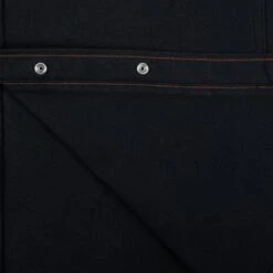 13oz Military Serge Western Shirt - Black -Denim Clothing-Iron Heart International ihsh 235 blk 8