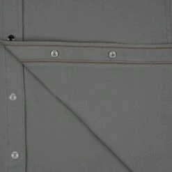 13oz Military Serge Western Shirt - Grey -Denim Clothing-Iron Heart International ihsh 235 gry 10