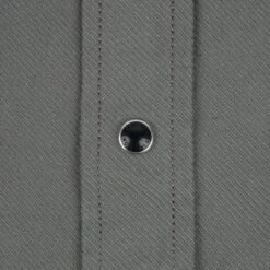 13oz Military Serge Western Shirt - Grey -Denim Clothing-Iron Heart International ihsh 235 gry 9