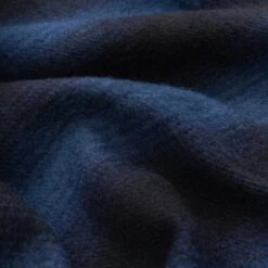 Ultra Heavy Flannel Ombré Check Western Shirt - Navy/Black -Denim Clothing-Iron Heart International ihsh 264 nav 9