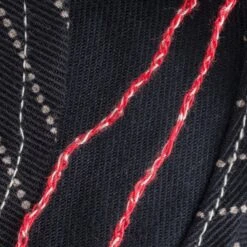 12oz Wabash Work Shirt - Black -Denim Clothing-Iron Heart International ihsh 266 blk 12