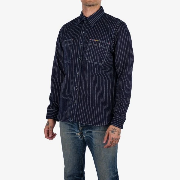 12oz Wabash Work Shirt - Indigo 4 12oz Wabash Work Shirt - Indigo - Image 2