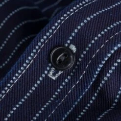 12oz Wabash Work Shirt - Indigo 29 12oz Wabash Work Shirt - Indigo -Denim Clothing-Iron Heart International ihsh 266 ind 11